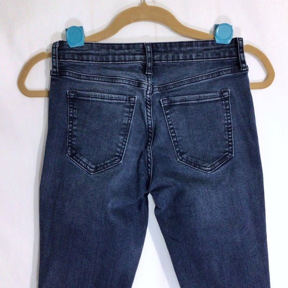 GAP 1969 Blue Jeggings with leg zippers size 0 or 25 EUC leggings skinny jeans - Picture 5 of 7